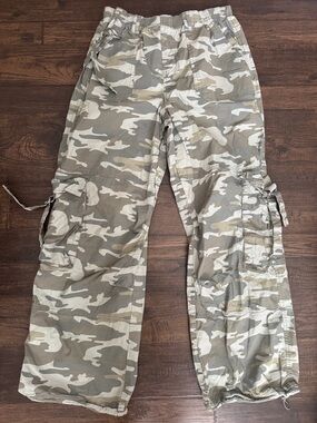 Camo Utility Cargo Pants - Olive & Tan